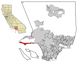 LA County Incorporated Areas Malibu highlighted